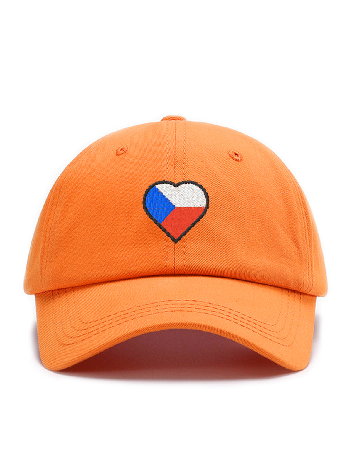 CZECH HEART – cap, Orange – photo 11 of 12