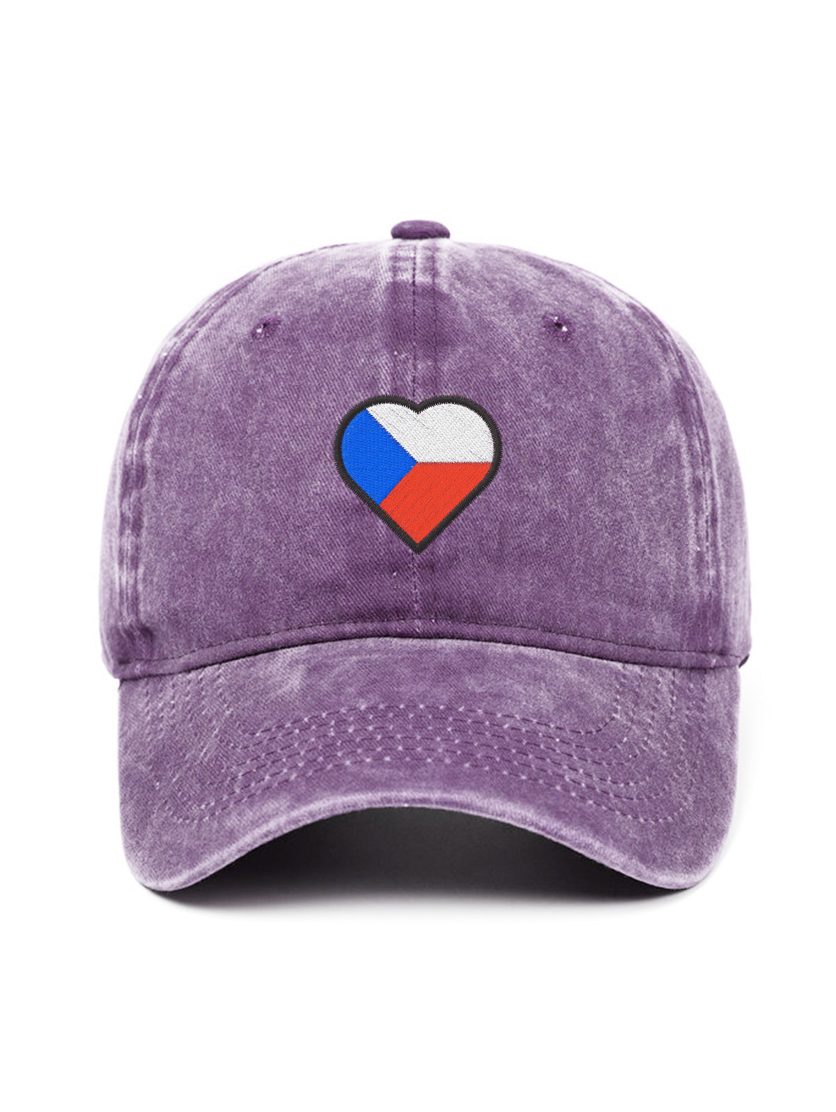 CZECH HEART – washed cap, Washed Purple – photo 8 of 9