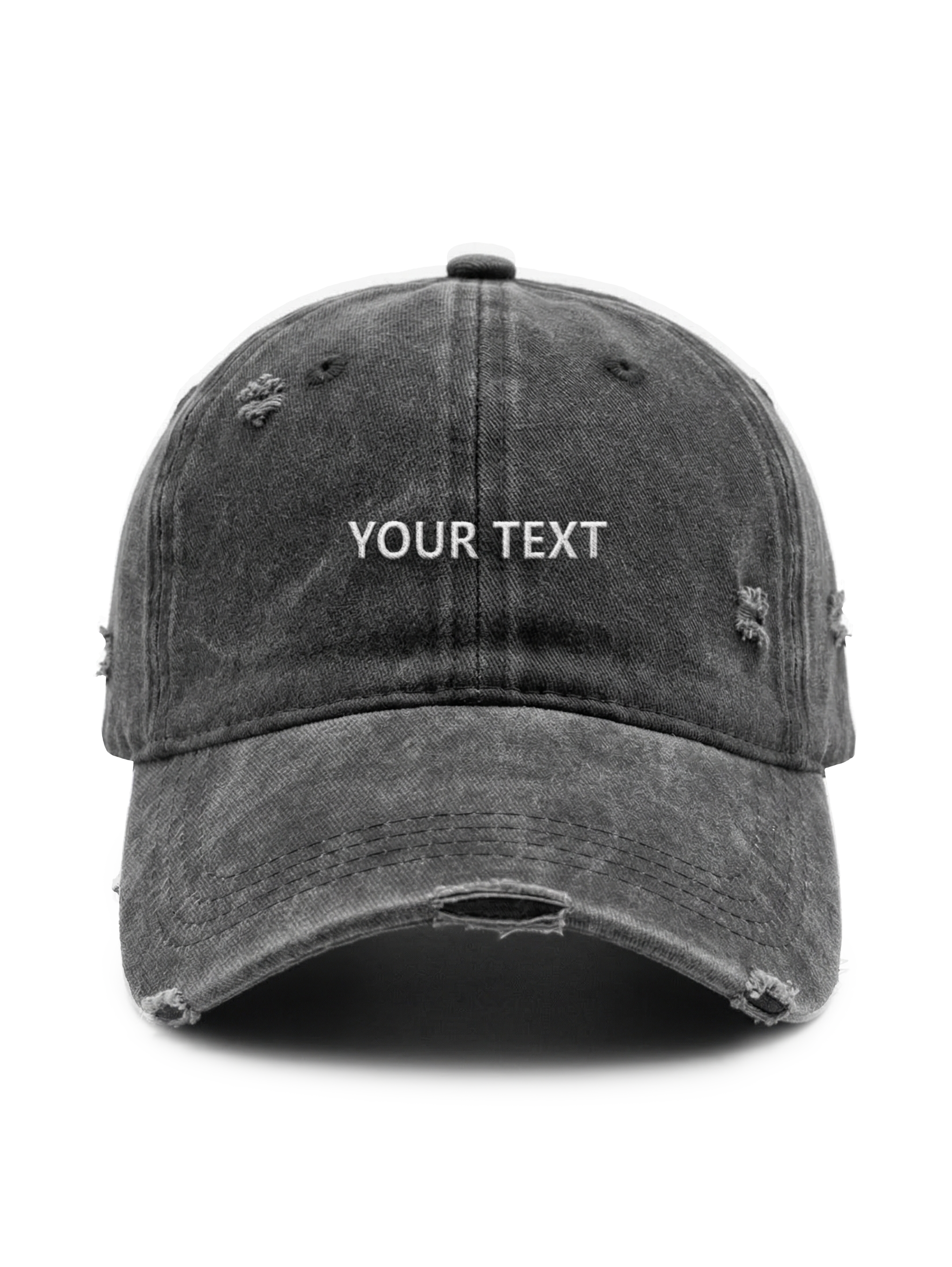 ✂️ Your own design TEXT - Capkov.com distressed cap