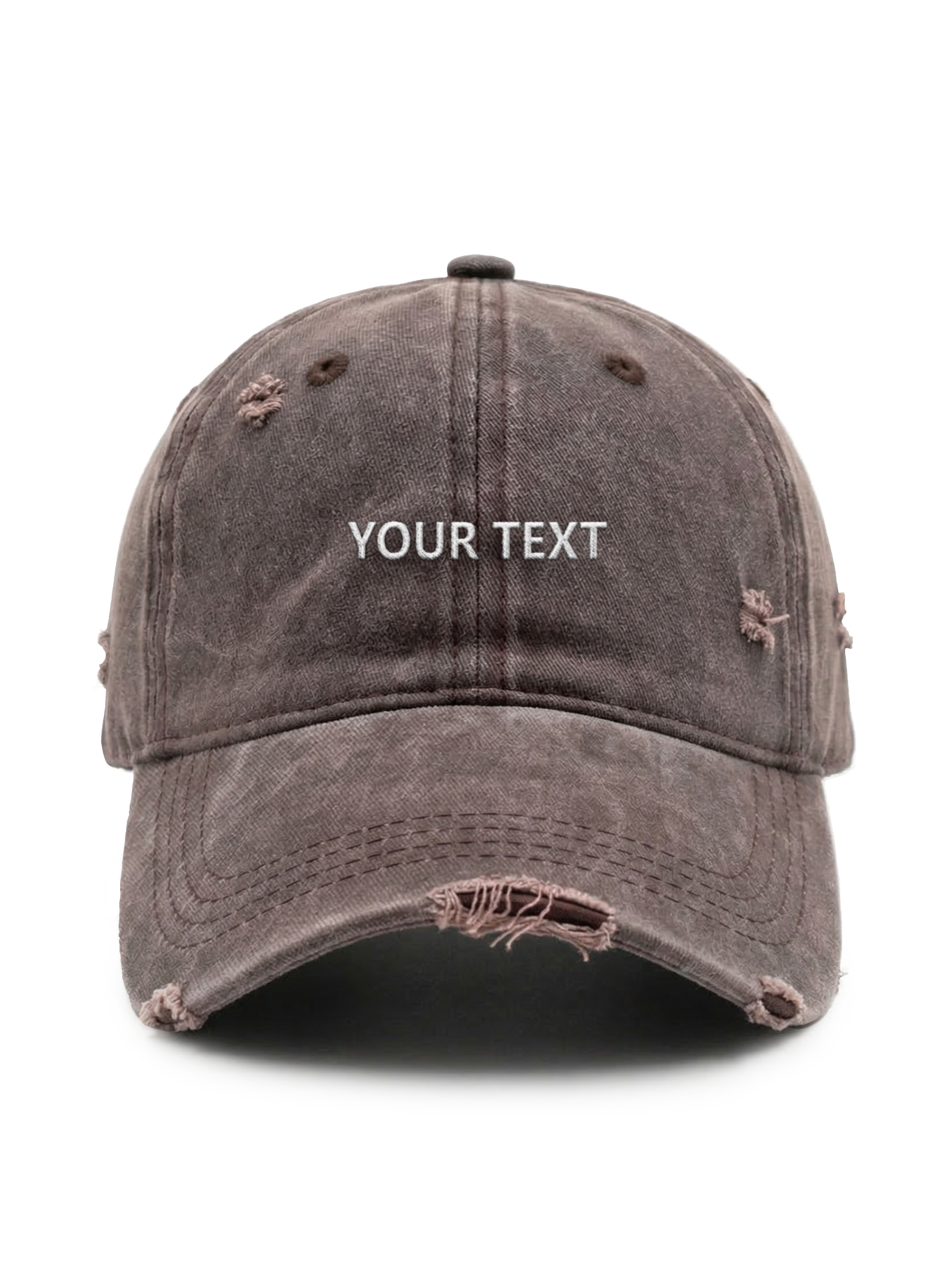 ✂️ Your own design TEXT - Capkov.com distressed cap