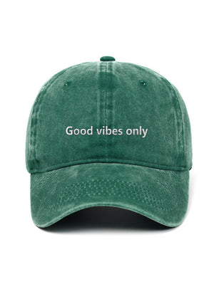 Good vibes only - Capkov.com washed cap – washed 10