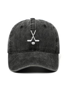 HOCKEY – washed cap, Washed Black