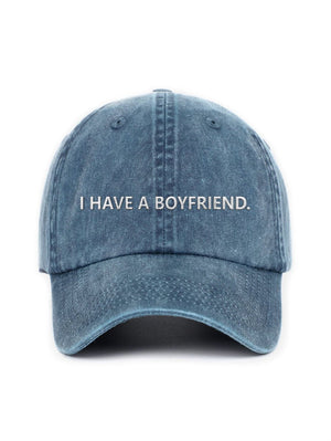 I HAVE A BOYFRIEND. - Cap - Hat - Capkov - Capkov