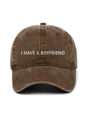 I HAVE A BOYFRIEND. - Cap - Hat - Capkov - Capkov