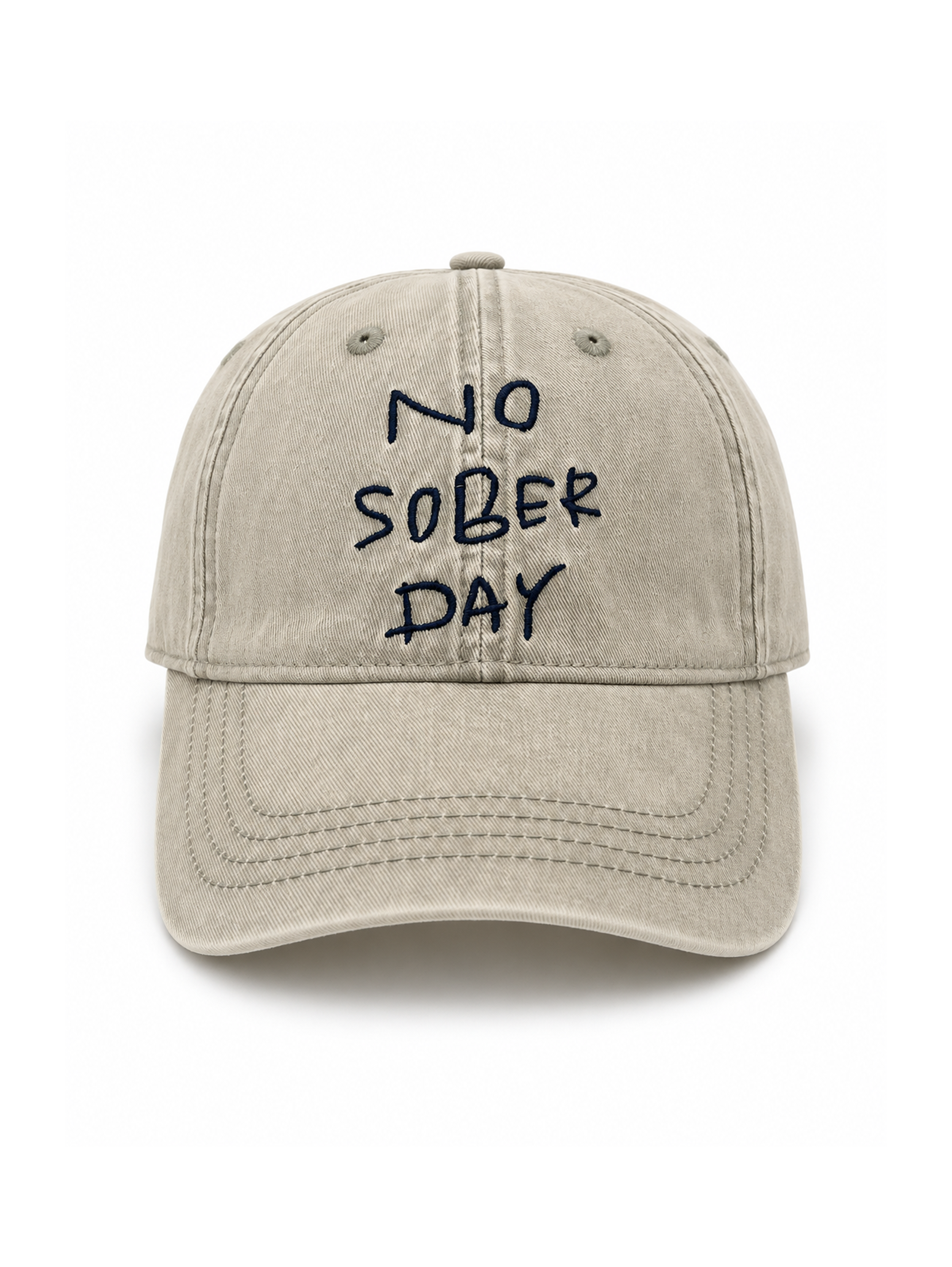 No Sober Day - Capkov.com washed cap-hat-Capkov