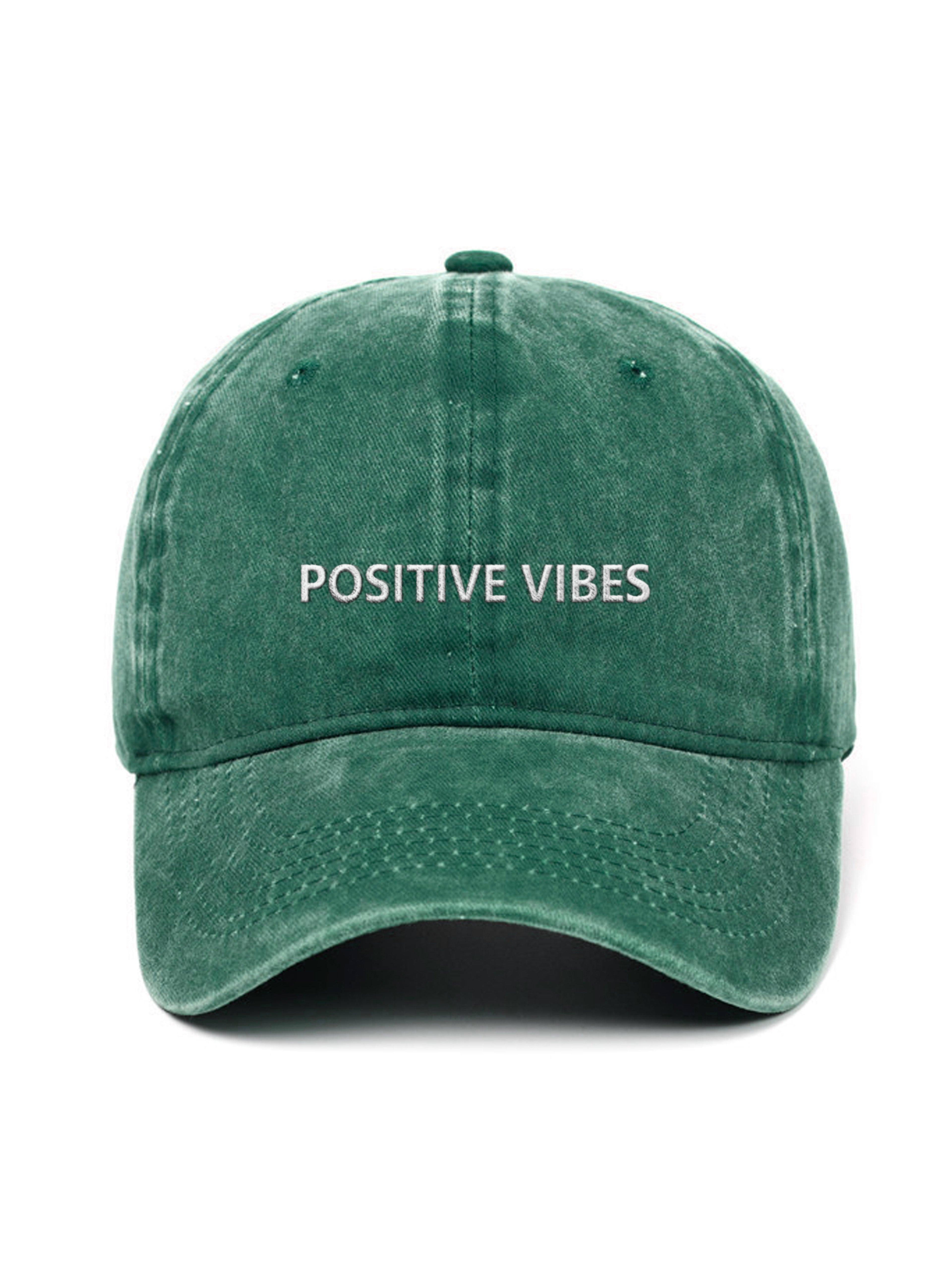 POSITIVE VIBES - Capkov.com washed cap – washed 10