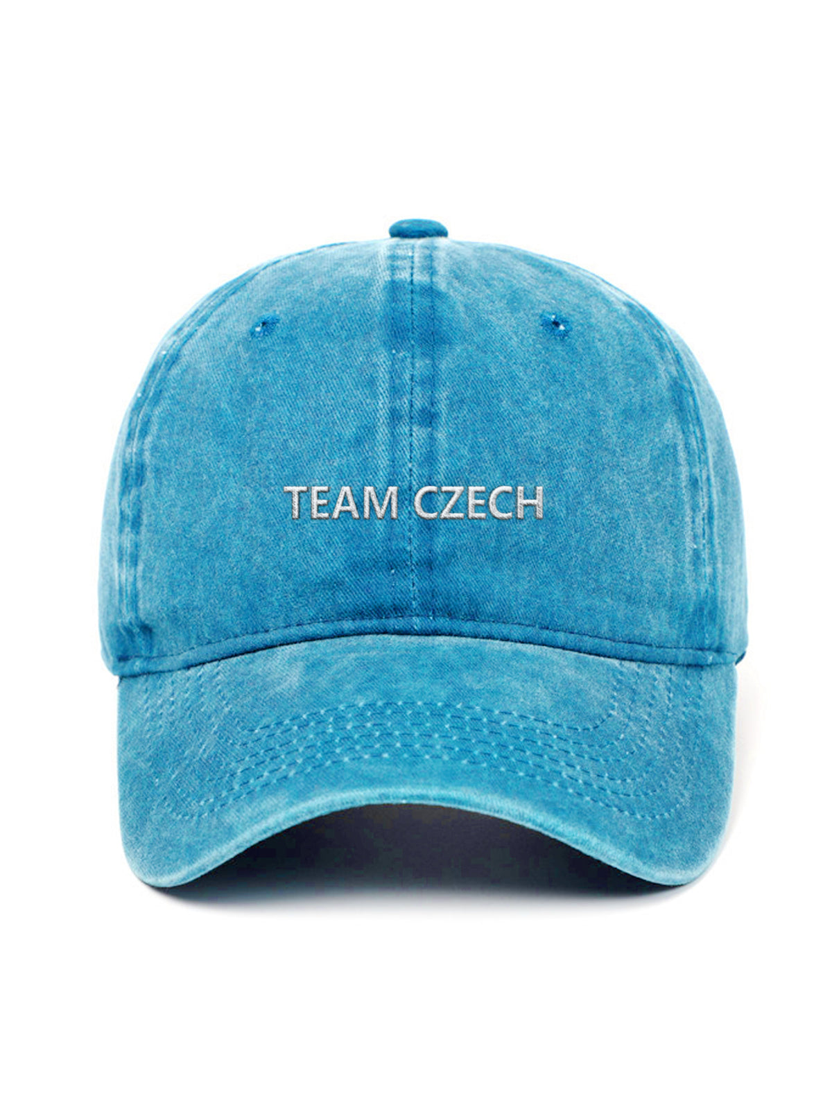 TEAM CZECH – washed cap, Washed Ocean – photo 5 of 9
