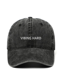 VIBING HARD - Capkov.com washed cap-Hat-Capkov