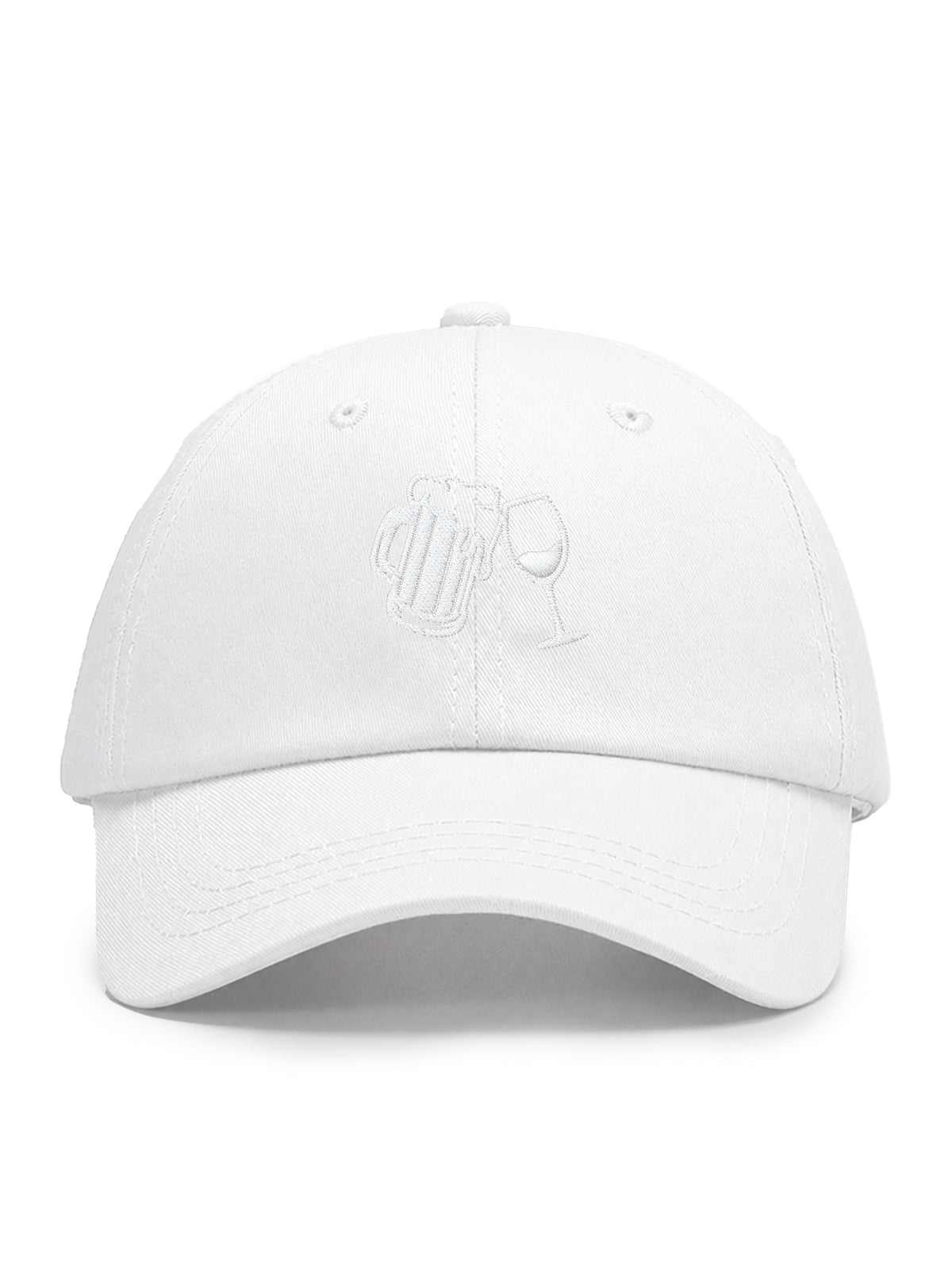 BEER and WINE clink - Capkov.com cap – bílá