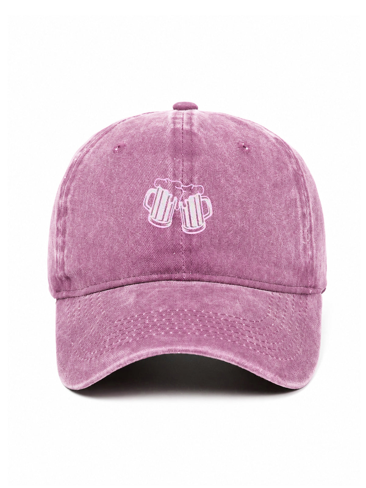 BEER "Cheers" - Capkov.com washed cap – bílá