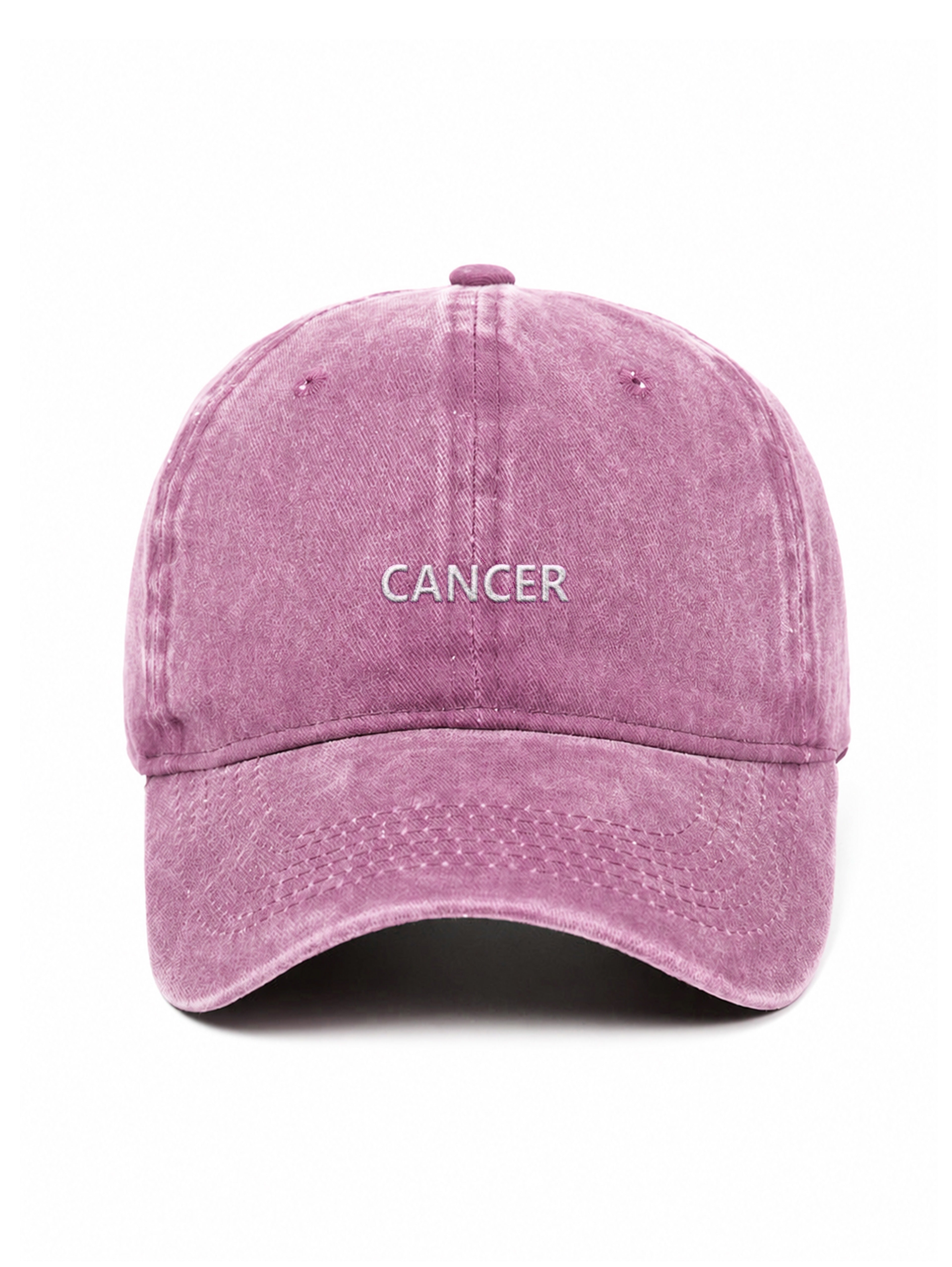 Cancer - Capkov.com washed cap – bílá