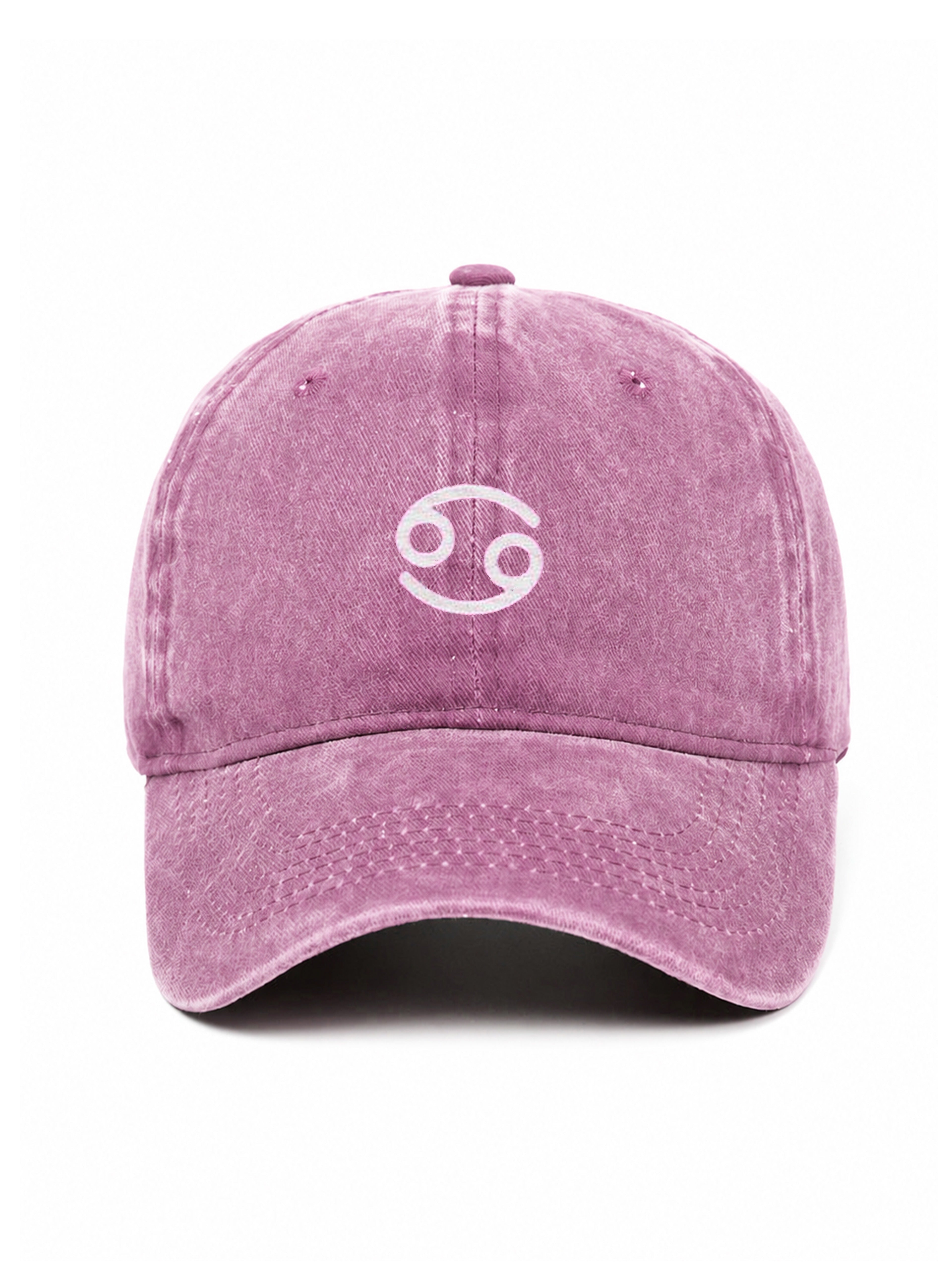 CANCER - Capkov.com washed cap – bílá