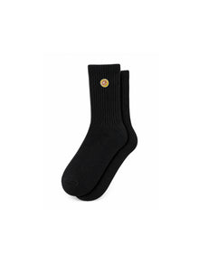 Capkov Embroidery Socks Orange Slice – Black