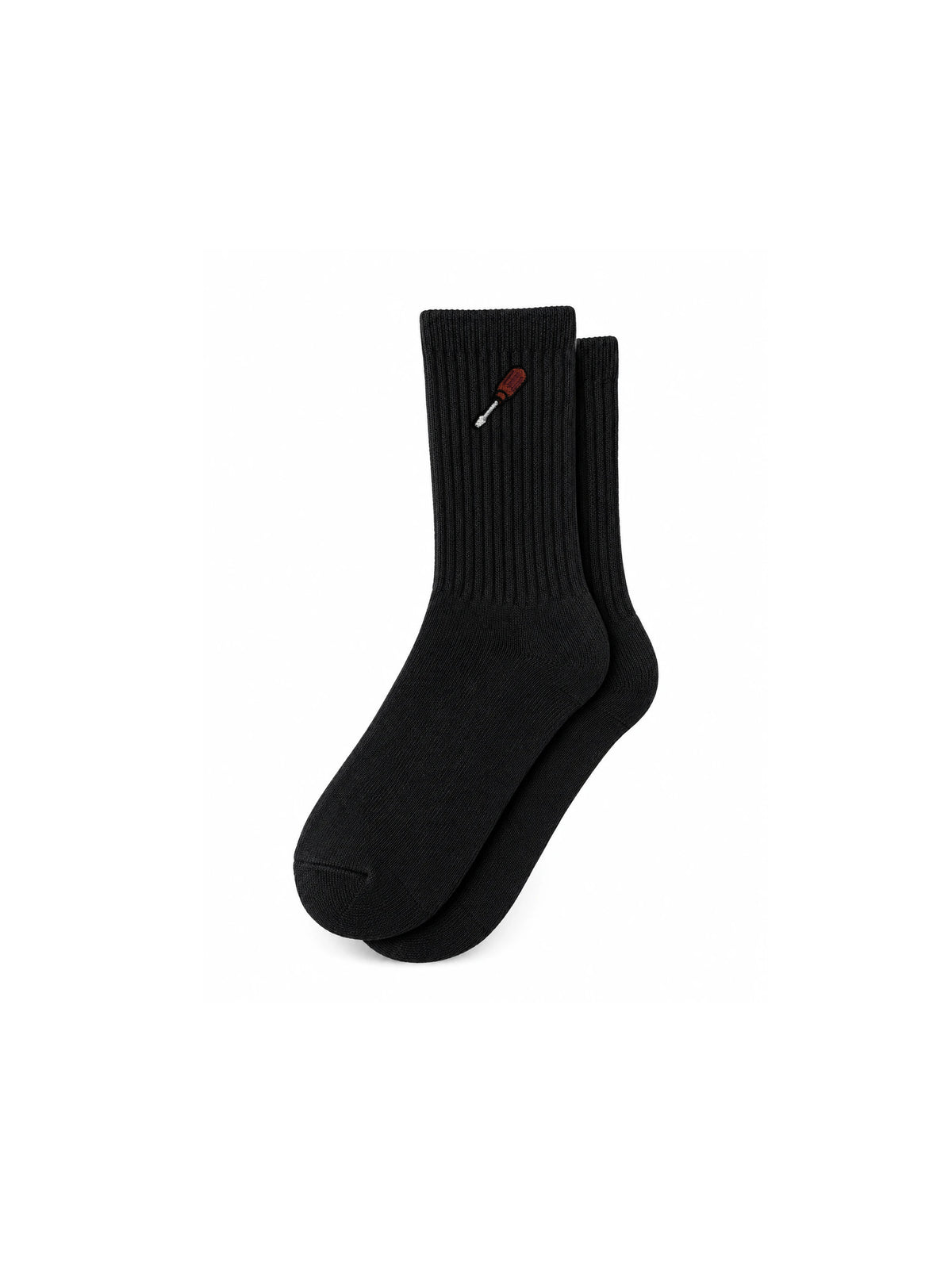 Capkov Embroidery Socks Screwdriver – Black