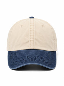 Vintage Two-Tone Cap without an embroidery - Capkov.com cap-Hat-Capkov
