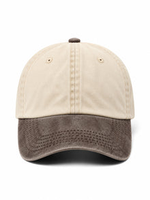Vintage Two-Tone Cap without an embroidery - Capkov.com cap-Hat-Capkov