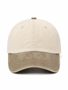 Vintage Two-Tone Cap without an embroidery - Capkov.com cap-Hat-Capkov