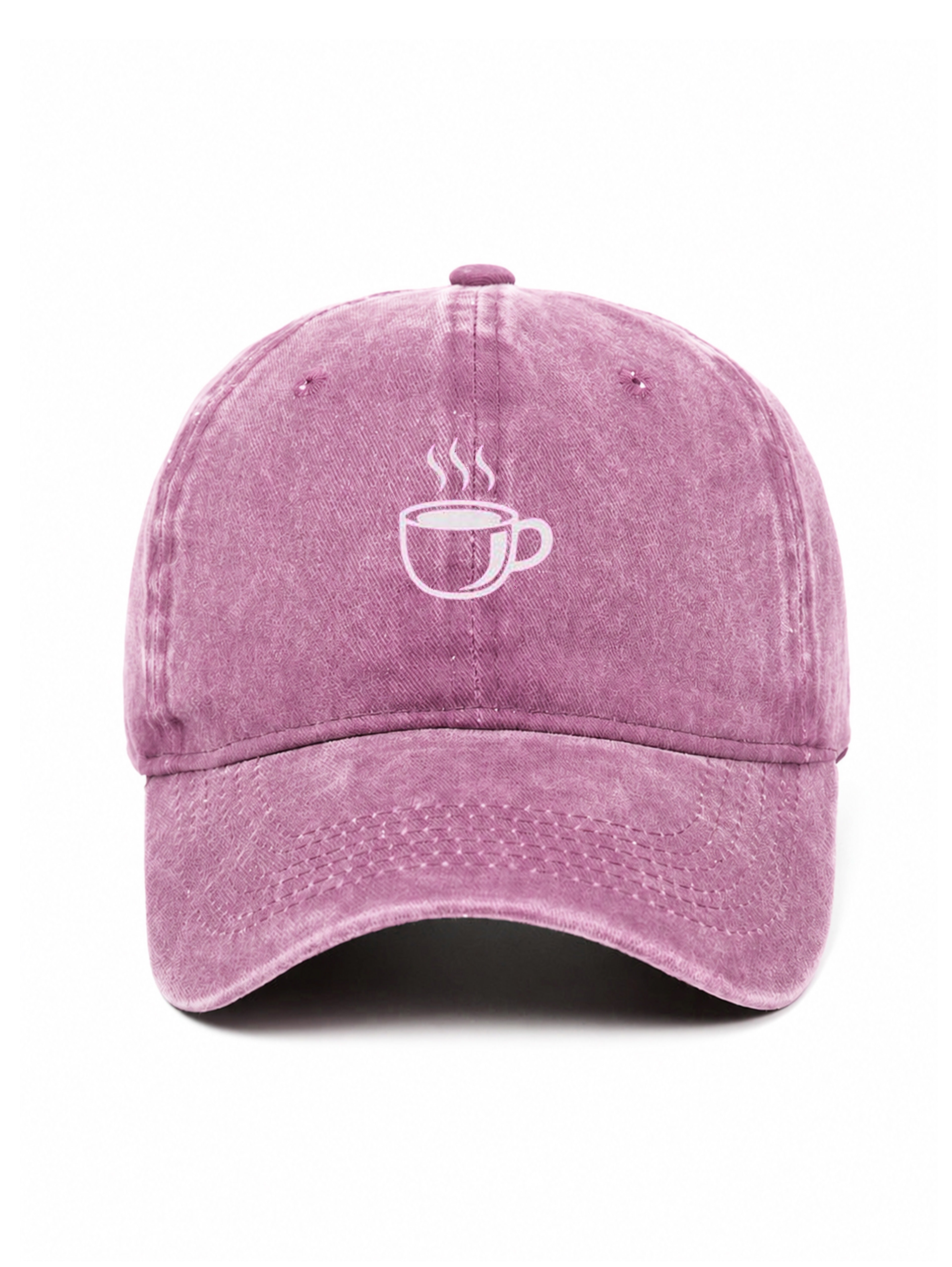 COFFEE - Capkov.com washed cap – bílá