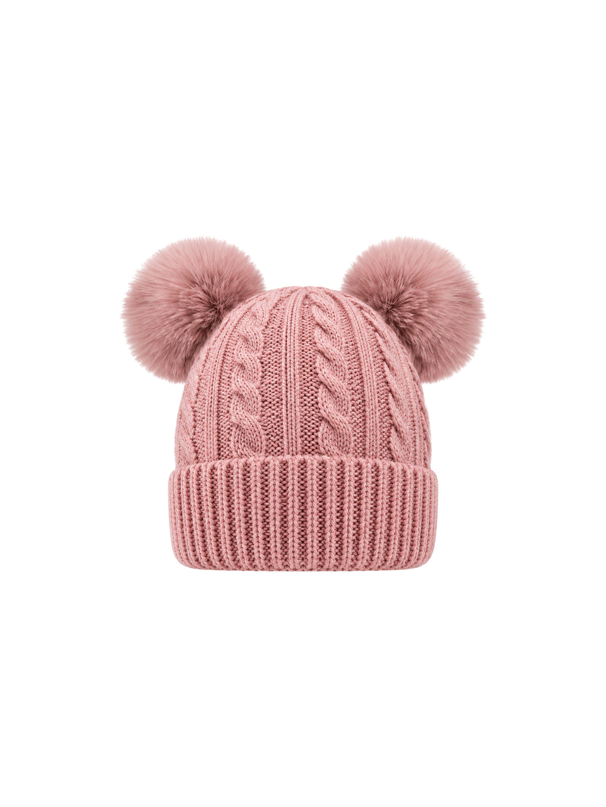 Kids Winter Set – Beanie, Gloves & Scarf – Powder pink – beanie | Capkov