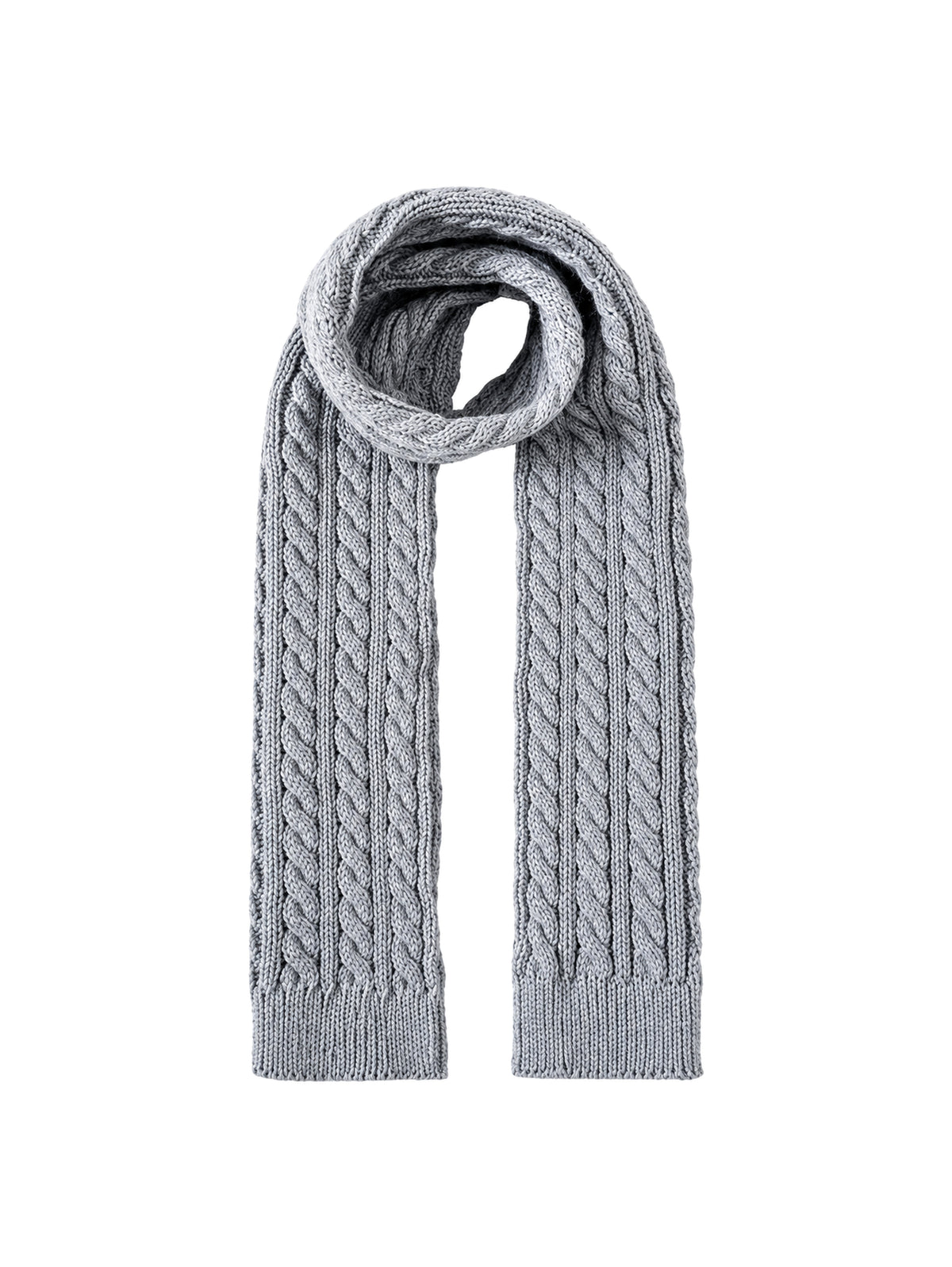 Kids Knit Scarf – Grey | Capkov