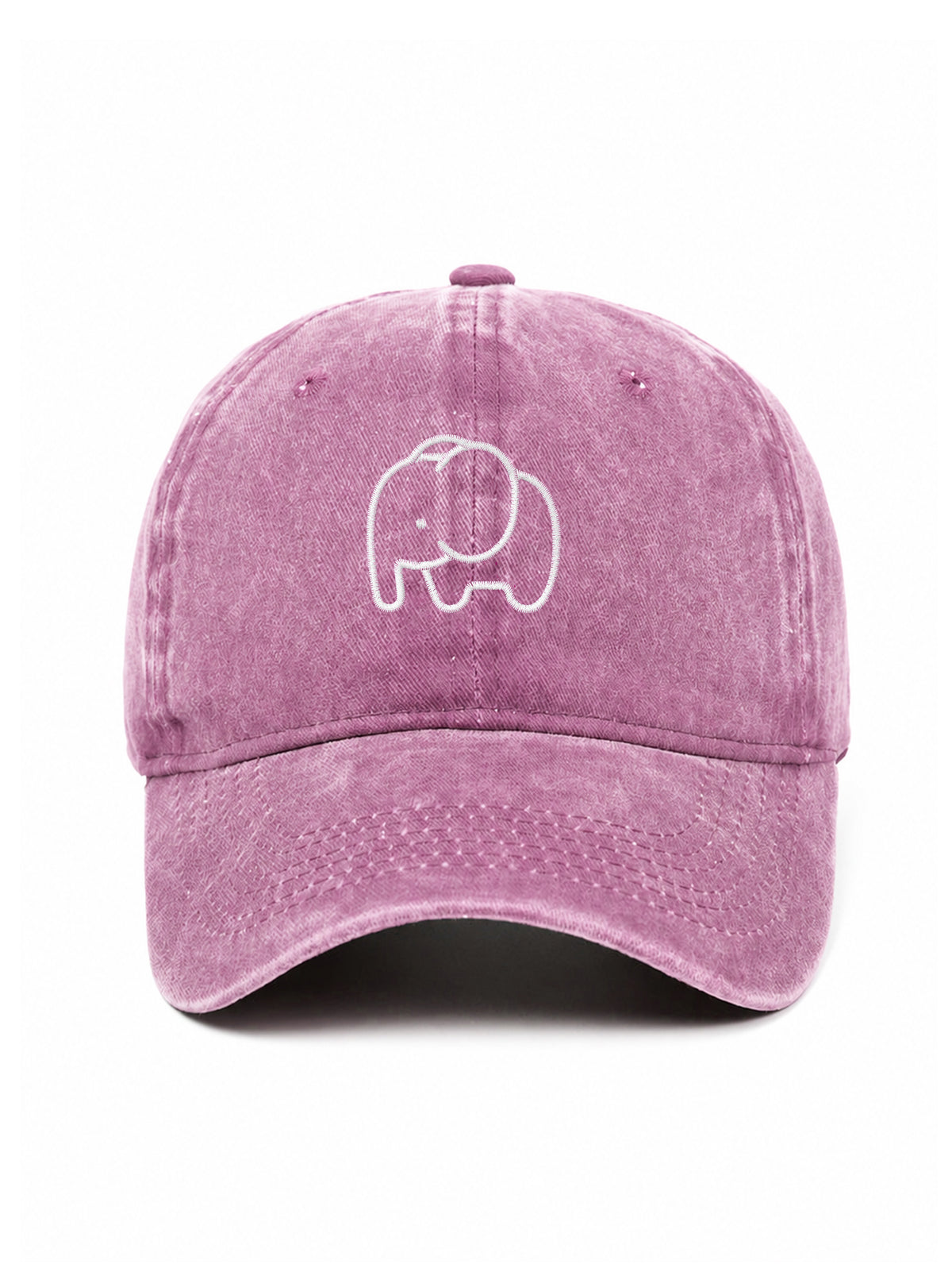 ELEPHANT - Capkov.com washed cap – bílá