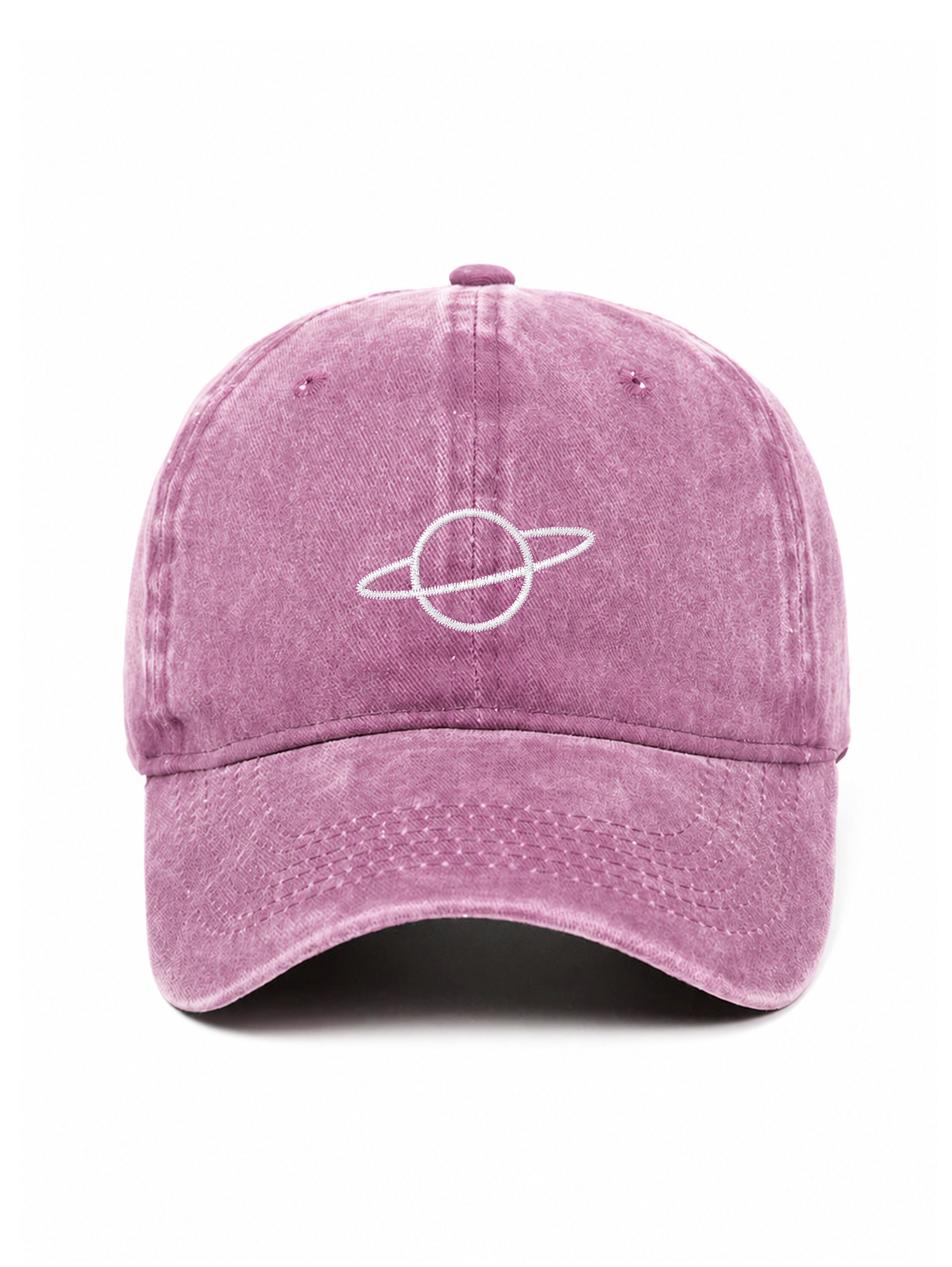 PLANET - Capkov.com washed cap – bílá