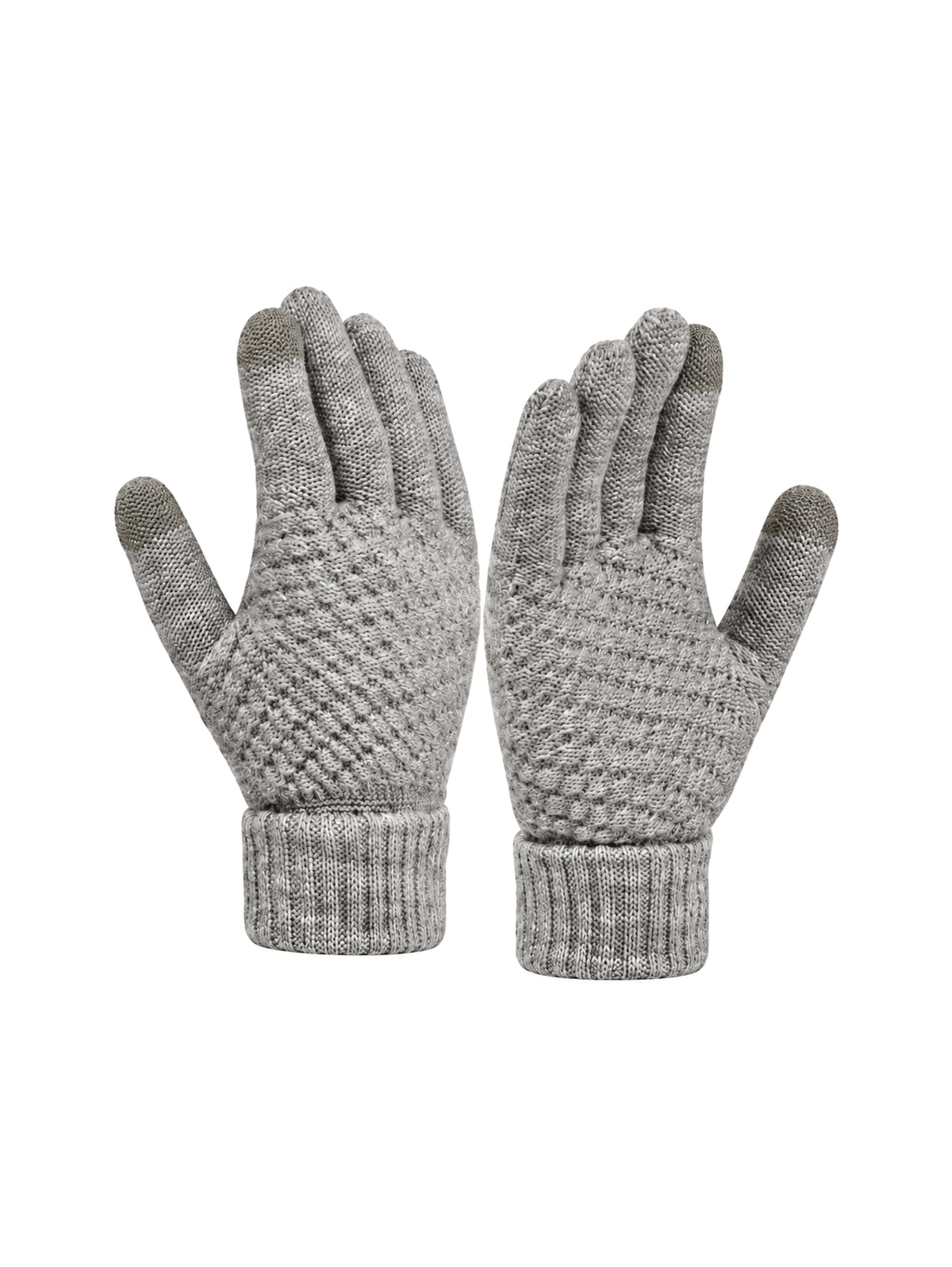 Winter Set – Beanie, Gloves & Scarf – Light grey – gloves | Capkov