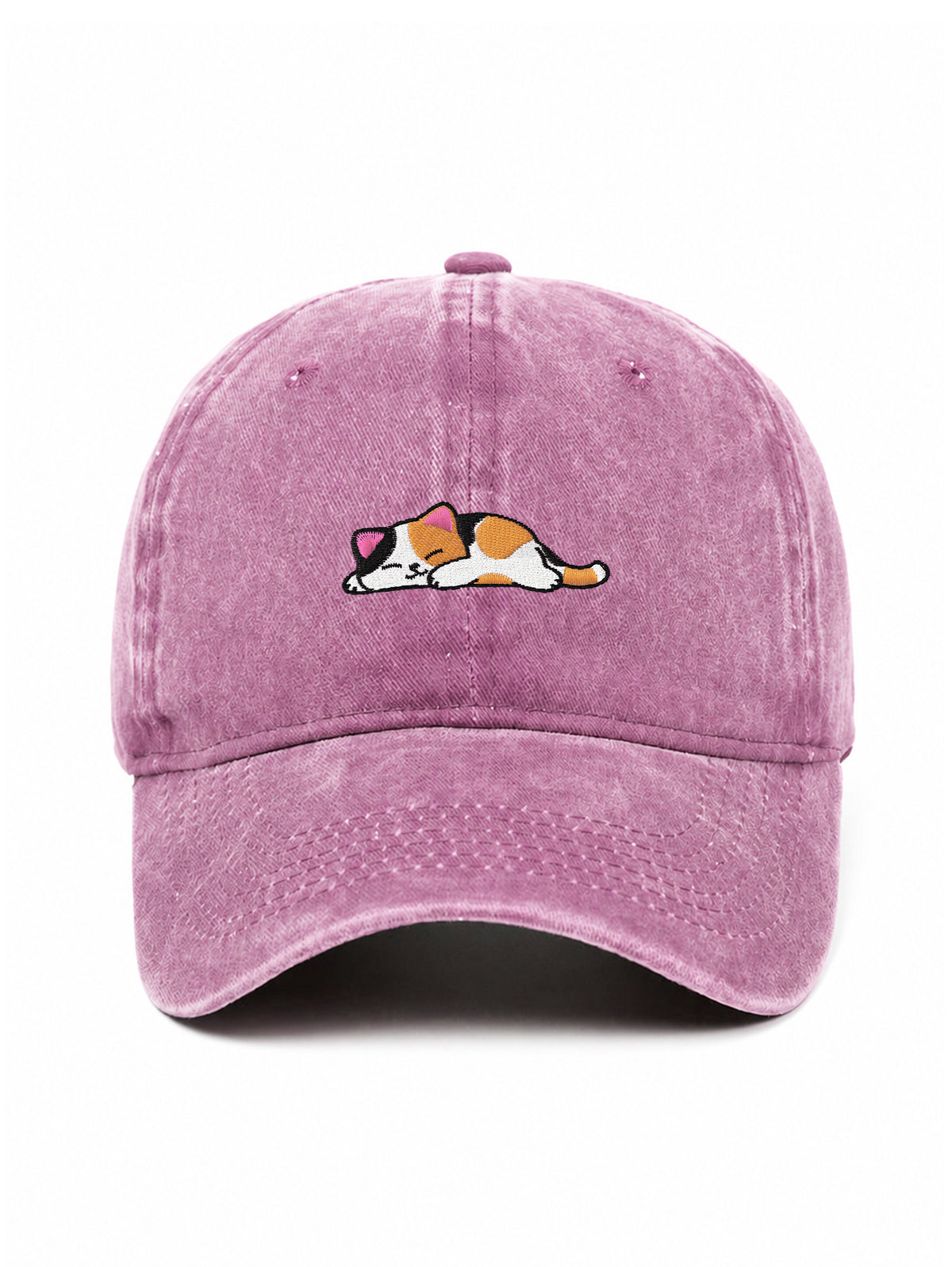 SLEEPY CAT - Capkov.com washed cap – Washed Mauve