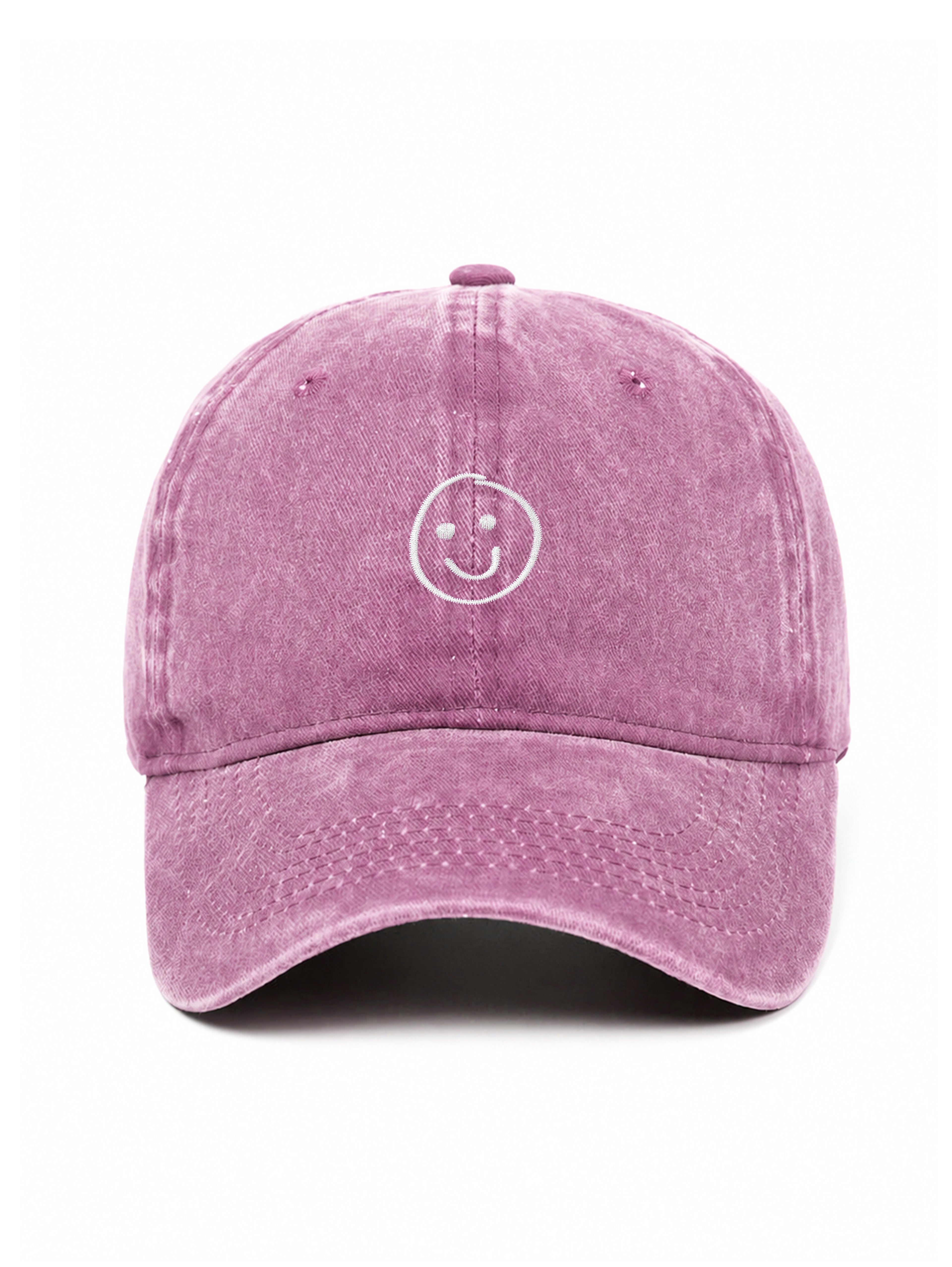 SMILE - Capkov.com Washed Cap – bílá