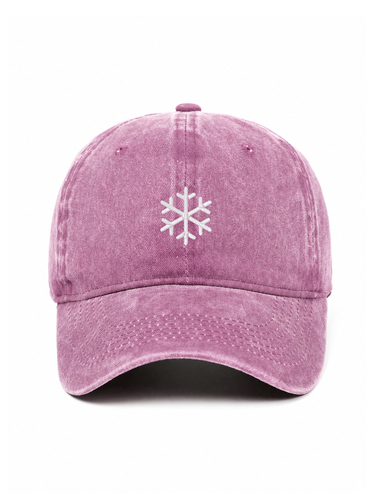 SNOWFLAKE - Capkov.com Washed Cap – bílá