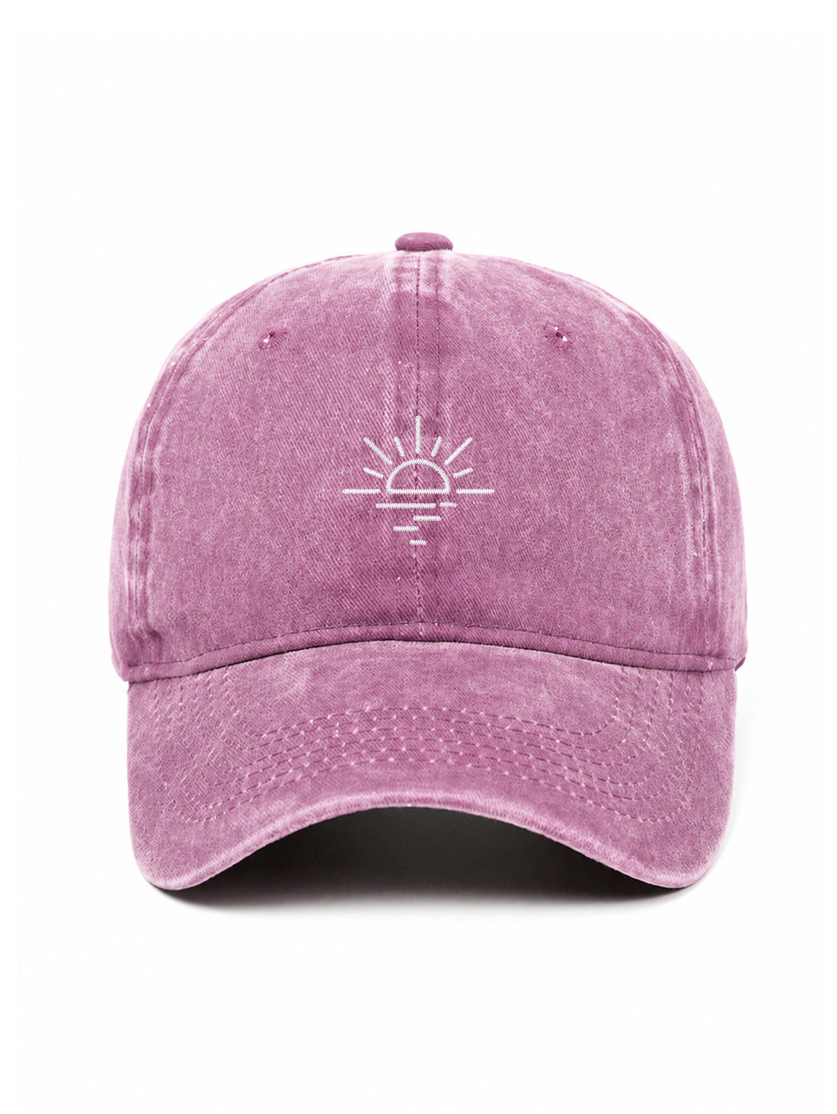 SUNRISE - Capkov.com Washed Cap – bílá
