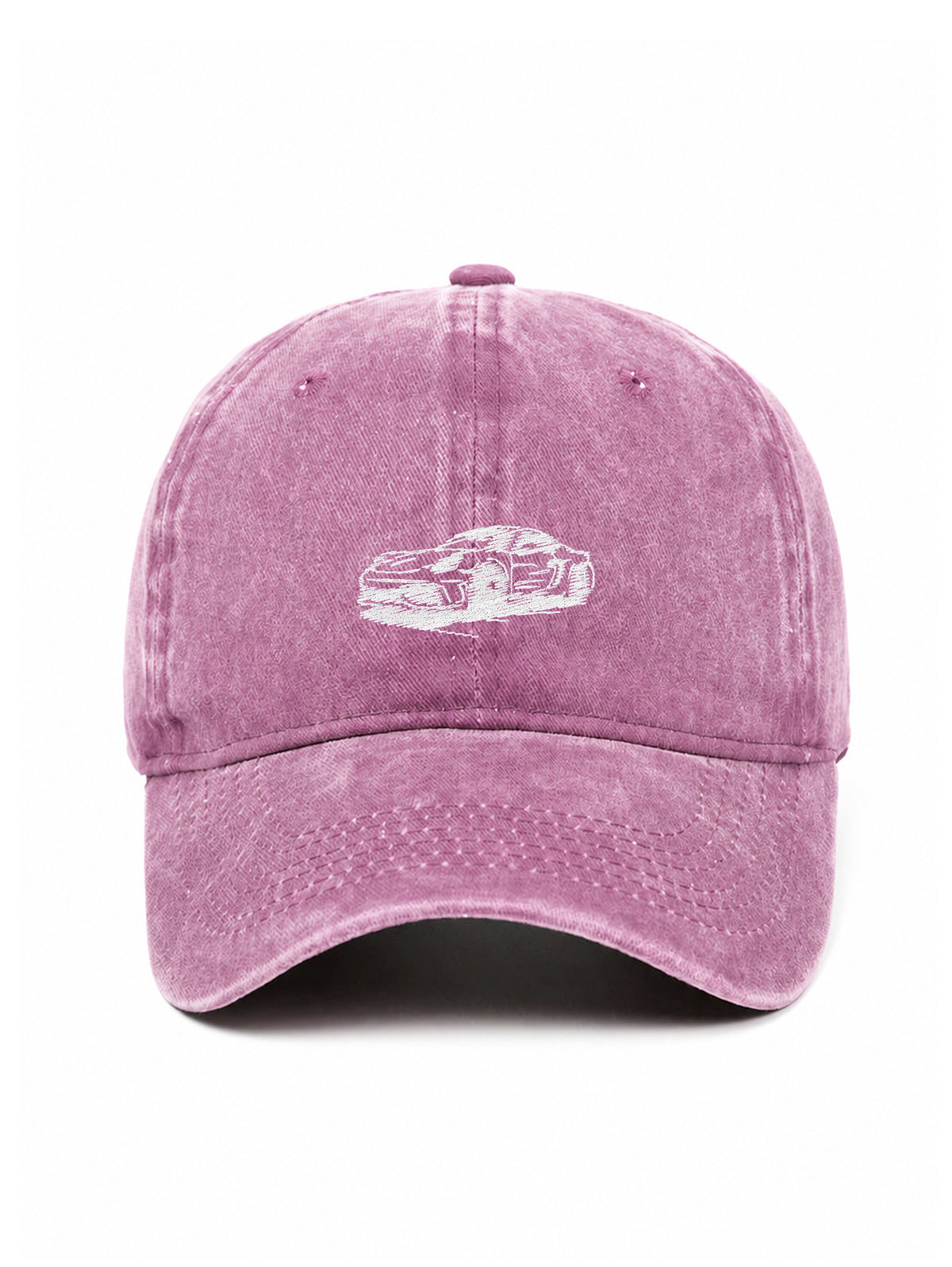 SUPERCAR - Capkov.com washed cap – bílá