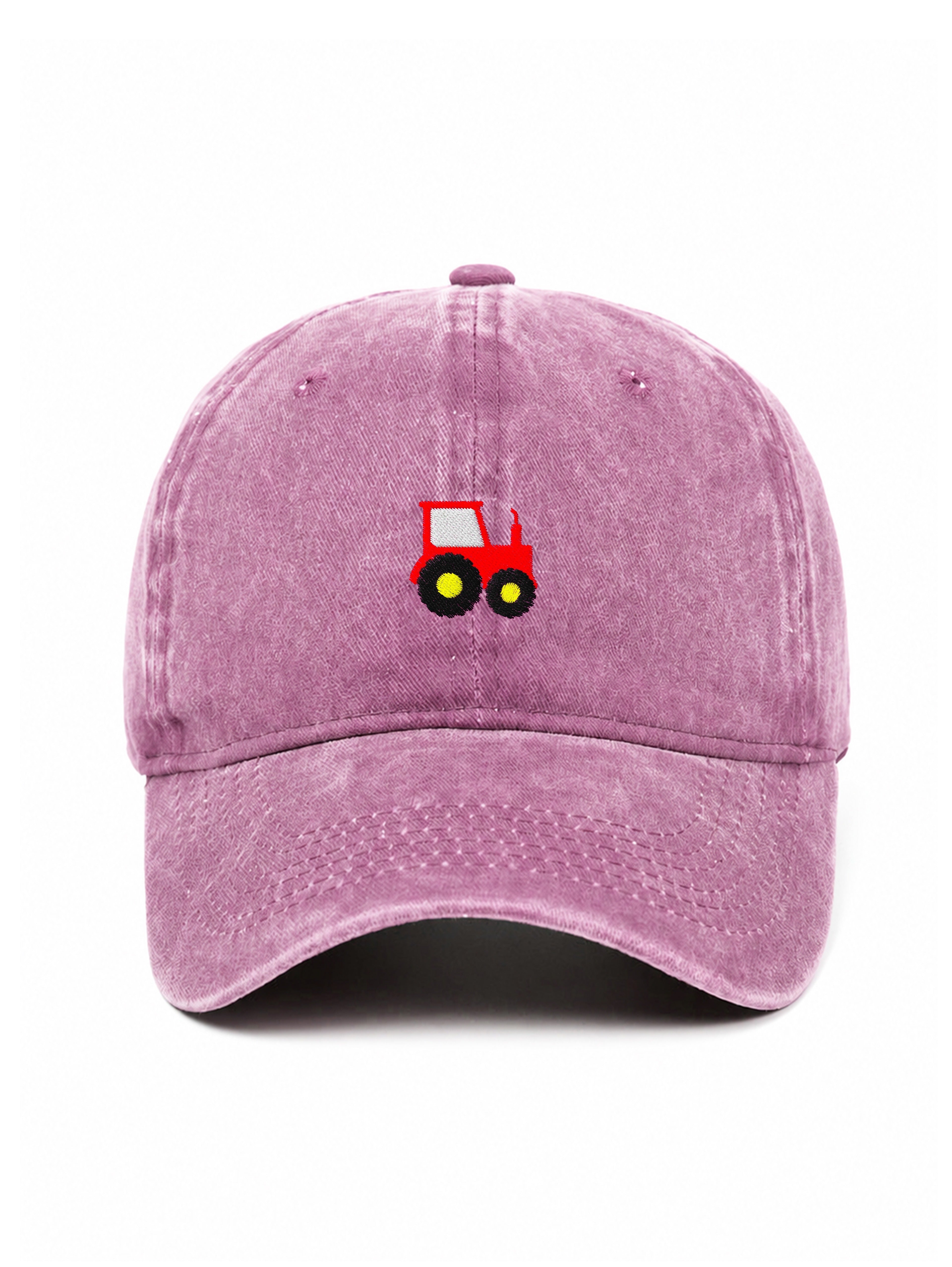 TRACTOR - Capkov.com Washed Cap – bílá