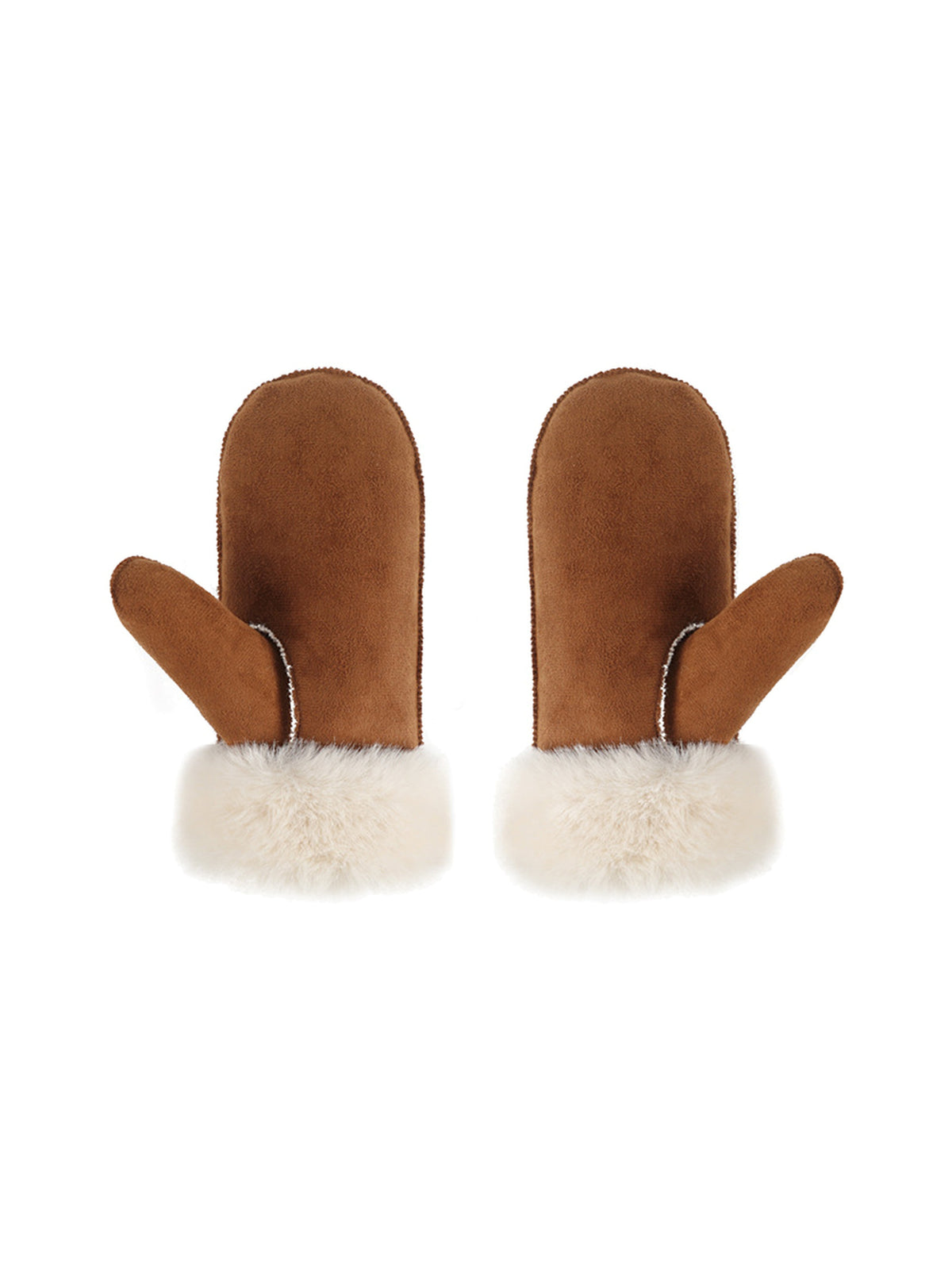 Trapper Hat & Mittens Set – Brown – mittens | Capkov