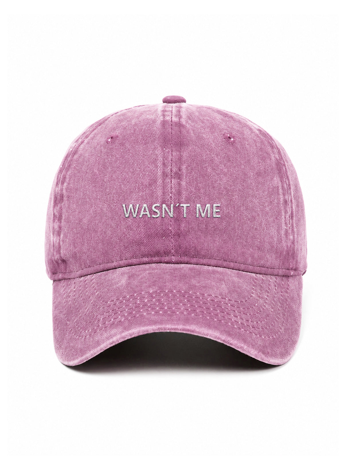 WASN'T ME - Capkov.com washed cap – bílá